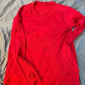 Lululemon red long sleeve - NWOT